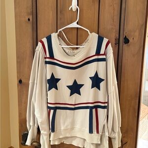 We The Free Cream Knit Top